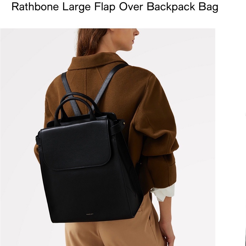 Rathbone Large Black Backpack Bag